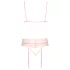 Kyssbare - lacesett i rosa - L/XL