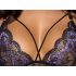 Cottelli - 3-delt blondesett (sort-lilla) - L