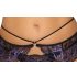 Cottelli - 3-delt blondesett (sort-lilla) - L