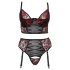 Cottelli Plus Size – Bh-sett (rød) - 90C/XL