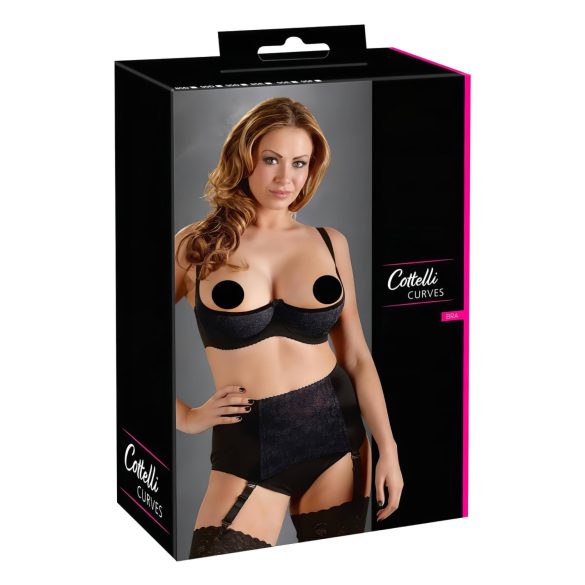 Cottelli Plus Size - brystløfter (svart) - 95D