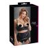 Cottelli Plus Size - Strappy, Ringed Breast Lifter (Black)