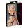 Cottelli - sateng push-up-sett med strasskjede (svart) - 85C/L