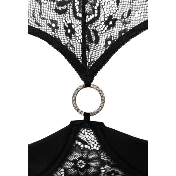 Cottelli - Åpent bh-sett (svart) - 85B/L