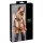 Cottelli Bondage - skinnende bikinisele (svart) - L