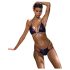 Obsessive Balitta - glinsende, halterneck bikini (lilla) - M