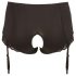 Cottelli Plus Size – Strømpegarder og åpen truse (svart)