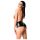Noir - Skinnende shorts (svart) - M