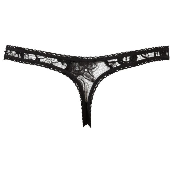 Cottelli - Erotisk blonde tanga (svart) - M