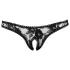 Cottelli - Erotisk blonde tanga (svart) - L