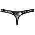 Cottelli - Erotisk blonde tanga (svart) - XL