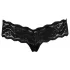 Cottelli - Perleblonde tanga (svart)
