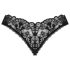 Obsessive Donna Dream - Lokkende blondetanga (svart) - M/L