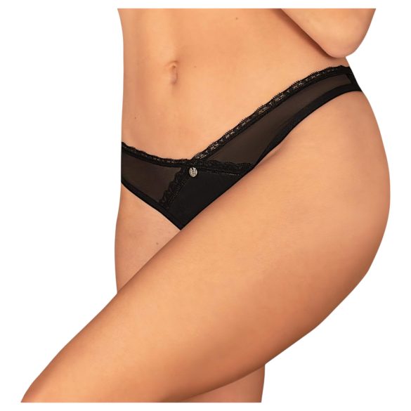 Obsessive Latinesa - åpen tanga (svart) - XL/XXL