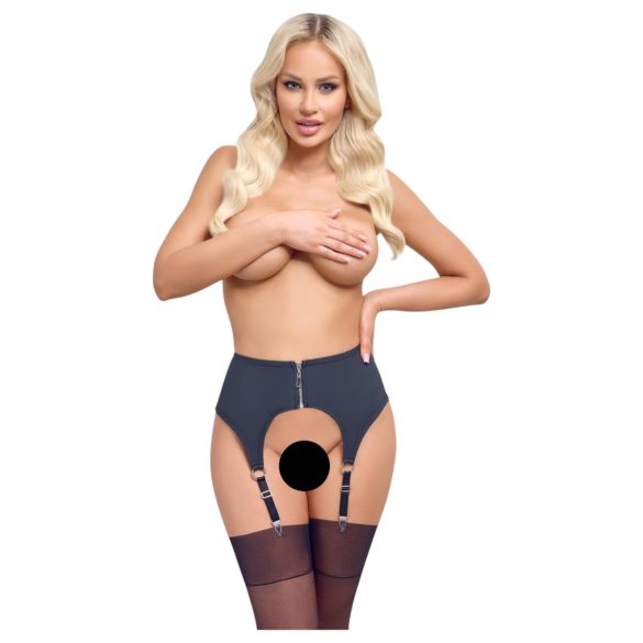 Cottelli - matt strømpebånd (svart) - M