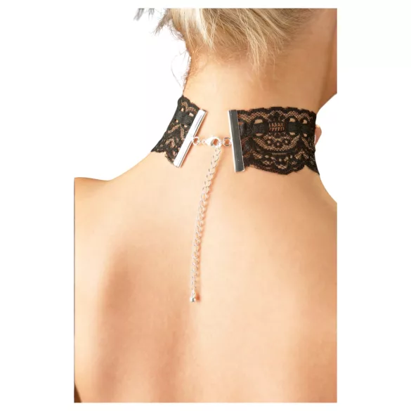 Cottelli - kunstskinn blondehalsbånd BDSM kostymetilbehør