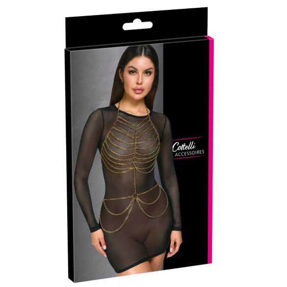 Cottelli - Kroppssmykke med kjede (gull)