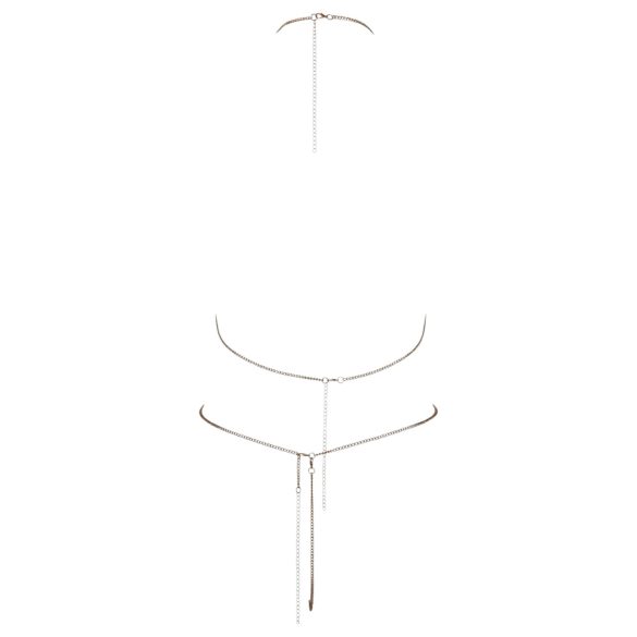 Cottelli - Strasskjede bikini (sølv)