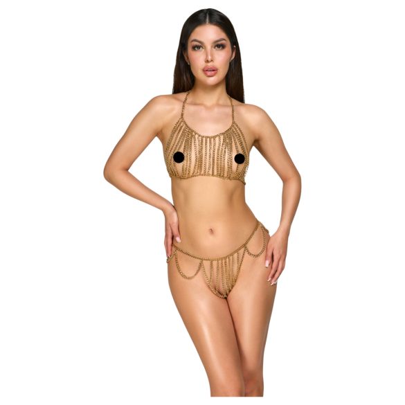 Cottelli - kjede kroppssmykke (gull)