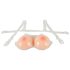 Cottelli - silikon push-up bryst, festbart (2x600g)