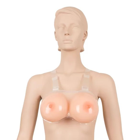 Cottelli - silikon push-up bryst, festbart (2x600g)