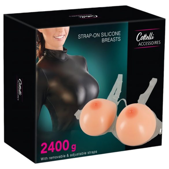 Cottelli - silikon push-up bryst (2x1200g)