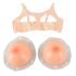 Cottelli - silikon push-up bryster med BH (2x1000g)