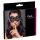 Cottelli - utsmykket, brodert blonde maske (svart)
