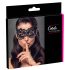 Cottelli - utsmykket, brodert blonde maske (svart)