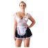 Cottelli - Sexy stuepike kostyme med blonder - L