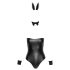 Cottelli Bunny - glinsende sexy kanindrakt (5 deler)