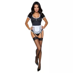 Cottelli - servitrise-body med forkle (svart)