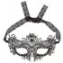Cottelli - Brodert blonde-maske (svart)