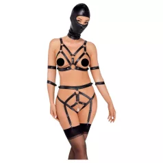 Bad Kitty - kroppsele og maske (svart)