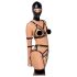 Bad Kitty - kroppsele og maske (svart) - M