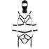 Bad Kitty - kroppsele og maske (svart) - M