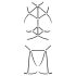 Cottelli - dekorativ kroppssel & truse (svart) - (S-L)