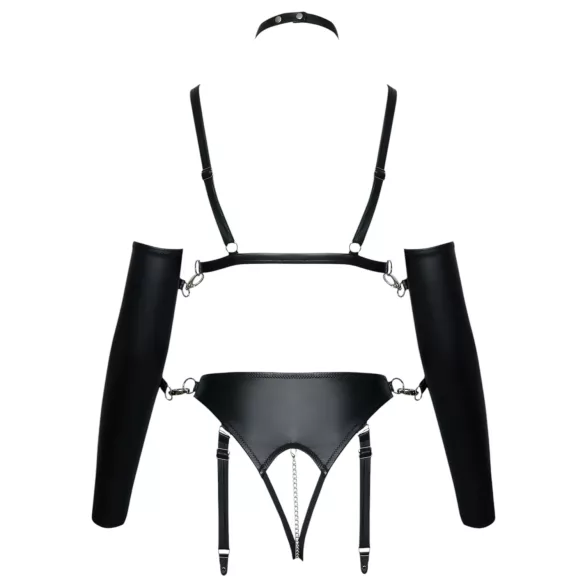 Bad Kitty - erotikk harnesssett (svart) - L