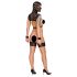 Bad Kitty - blonde BDSM-sett (svart) - M
