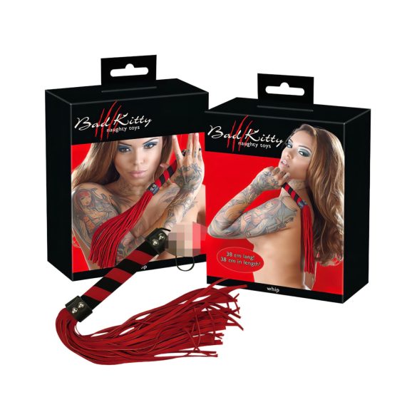 Bad Kitty - Rød plysjpisk