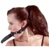 Fetish - munnknebel med dildo (svart)