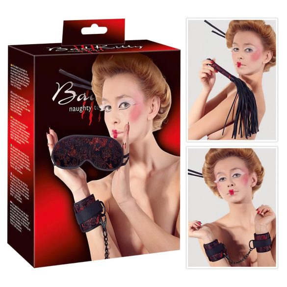 Bad Kitty - asiatisk sett (rød-svart)