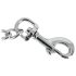 ZADO - Dobbel metallkarabinkrok med kjede (15 cm)
