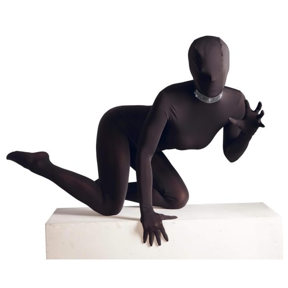 Bad Kitty - glitrende halsbånd (svart)