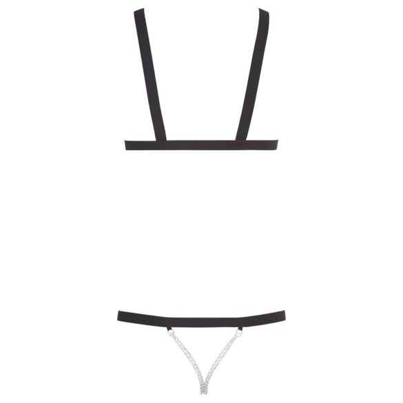 Bad Kitty - spenstig nagler body - svart (S-L)