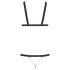 Bad Kitty - spenstig nagler body - svart (S-L)