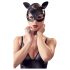 Bad Kitty - Sort, glamorøs kattemaske i skinn (S-L)