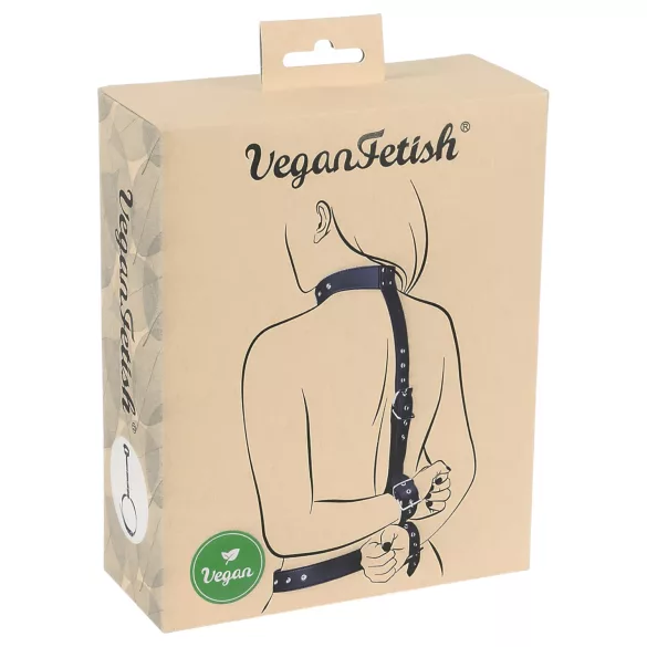 Vegan Fetish - bindesett for hender (svart)