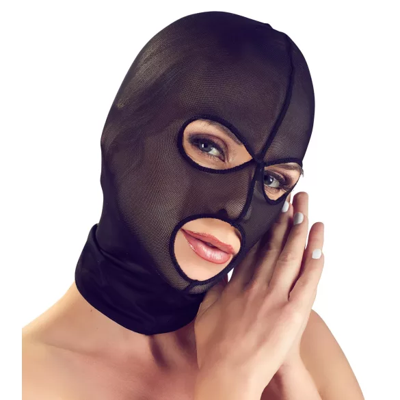 Bad Kitty - svart nettmaske