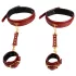 Bad Kitty: Håndjernsett til lårene (rød)